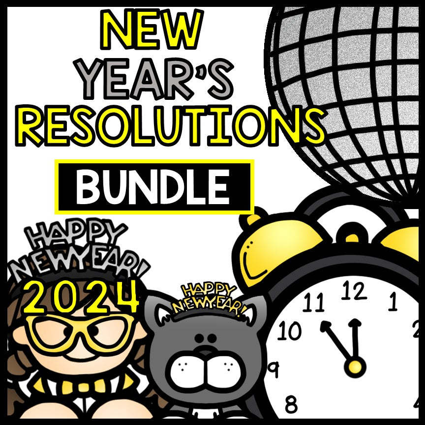 2024 New Year's Resolutions - BUNDLE - Reading Writing - Interactive N ...