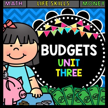 Life Skills - Menu Math - Money - Budget - Dollar Up - BOOM CARDS - Unit 5