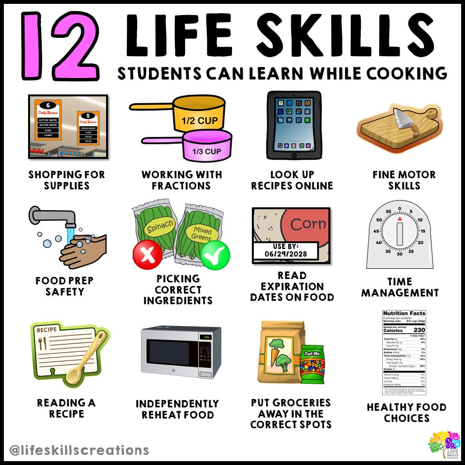 12 LIFE SKILLS STUDENTS CAN LEARN WHILE COOKING