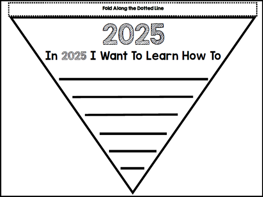 New Year's Resolutions - 2025 - Reading and Writing - Interactive Notebook