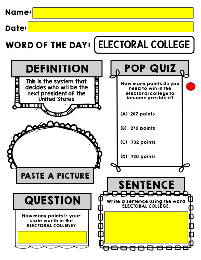 2024 Presidential Election - Donald Trump - Kamala Harris - Vocabulary - GOOGLE