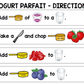 Life Skills Visual Recipe and Task Analysis - Yogurt Parfait