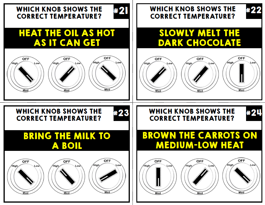 Life Skills Task Cards - Cooking - Using a Stove - Recipe - Food Prep