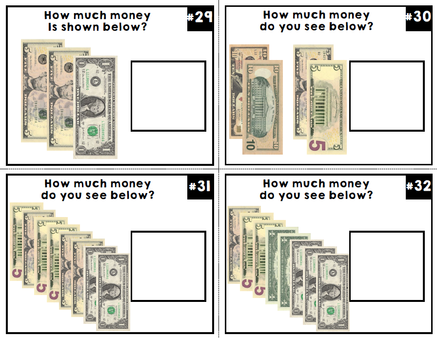 Life Skills - Money - Task Cards - Math - BUNDLE