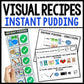 Life Skills Visual Recipe and Task Analysis - Instant Pudding