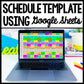 Editable Life Skills Class Schedule Template