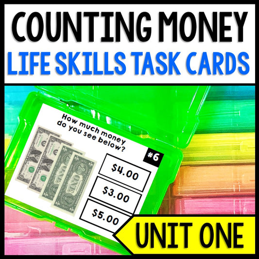 Life Skills - Money - Task Cards - Math