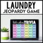 Life Skills Reading and Writing: How to Do Laundry - JEOPARDY