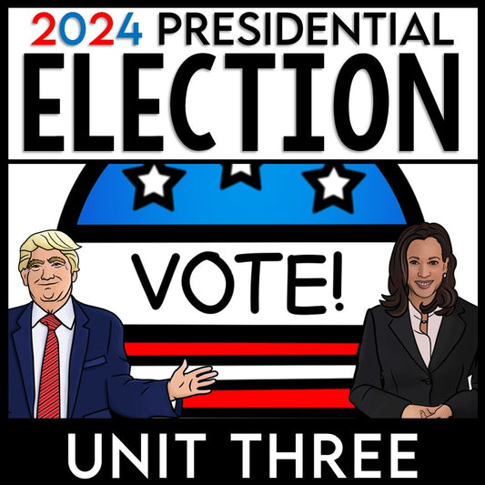 2024 Presidential Election - Donald Trump - Kamala Harris - Jeopardy Game - Unit 3