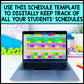 Editable Life Skills Class Schedule Template