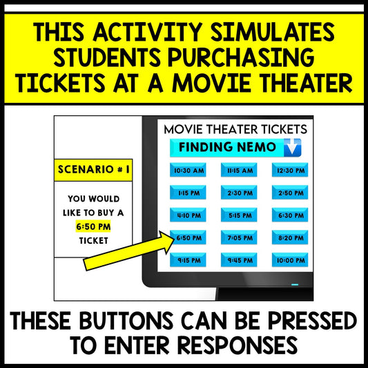 Life Skills - Movie Theater - Going to the Movies Simulation - Special Education