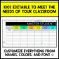 Editable Life Skills Class Schedule Template