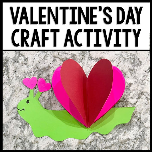 Valentine's Day - Craftivity - Interactive Notebook - Special Education