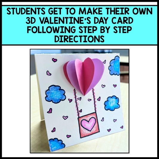 Valentine's Day 3D Cards - Valentine's Day Crafts