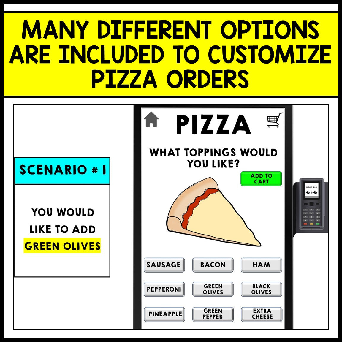 Life Skills - Food Kiosks - Ordering Food - Independent Living - Adaptive Skills