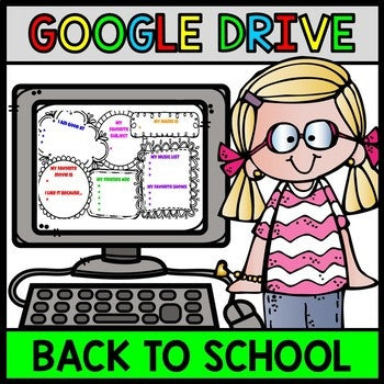 Back to School - Google Drive and Google Classroom - ABOUT ME WORKSHEETS