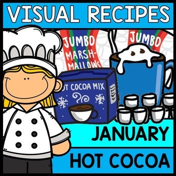 Visual Recipes - Life Skills - Hot Cocoa - Autism - January - Cooking