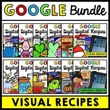 Visual Recipes - Life Skills - Google - YEAR LONG DIGITAL BUNDLE