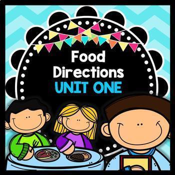 Life Skills - Reading - Cooking - Food Prep Directions - Special Ed - Unit One