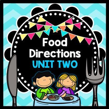 Life Skills - Reading - Cooking - Food Prep Directions - Special Ed - Unit Two