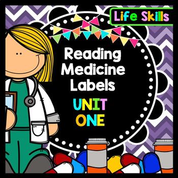 Life Skills - Special Education - Medicine Labels - Reading - Writing - Unit 1