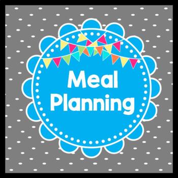 Life Skills - Cooking - Meal Planning - GOOGLE - Reading - Writing