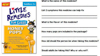 Life Skills - Reading - Writing - Medicine Labels - Special Education - BUNDLE