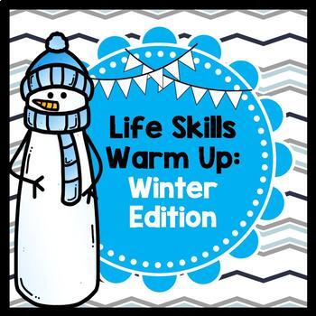 Life Skills - Warm Ups - Homework - Winter - Special Education - January
