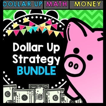 Life Skills Math Money and Shopping: Dollar Up Task Cards - Bundle Pack!!