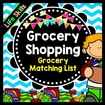 Life Skills Reading and Grocery Shopping: Matching Recipes to Grocery Items