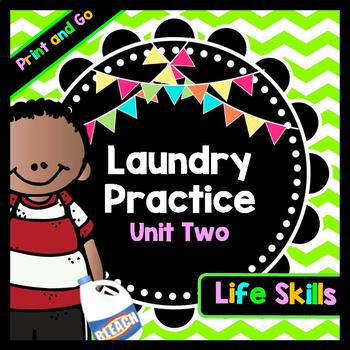 Life Skills Reading and Writing: How to Do Laundry - Clothing Tags