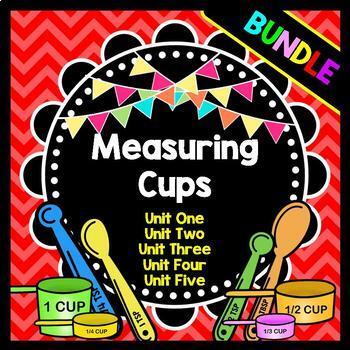 Life Skills - Real World Math - Measuring Cups - Recipes - Cooking - BUNDLE