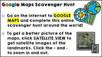 Life Skills Reading and Writing: Google Maps Scavenger Hunt, Unit 3