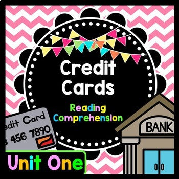 Life Skills Reading and Writing: Credit + Debit Cards - Unit 1