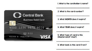 Life Skills Reading and Writing: Credit + Debit Cards - Unit 1