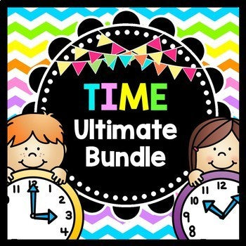 Life Skills - Time - Elapsed Time - Math - Special Education - Ultimate Bundle