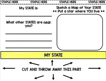 Life Skills Reading and Writing: Me on a Map - INTERACTIVE FLIP BOOK Unit 2