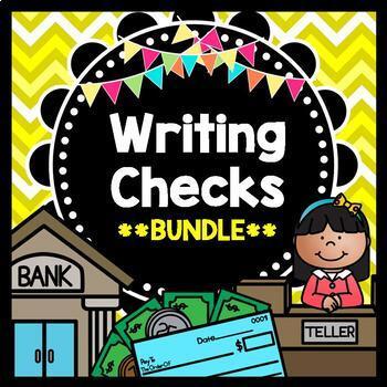 Life Skills Reading, Writing, and Math: How to Write Checks, BUNDLE