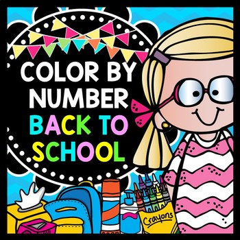 Life Skills Math and Money: Color By Number Dollar Up BACK TO SCHOOL Edition