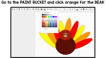 Google Drawing - Thanksgiving Turkey - Google Drive - Google Classroom