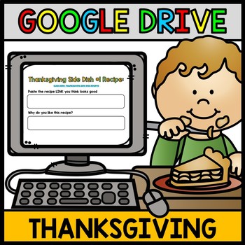 Google Drive Thanksgiving: Life Skills Recipes - Cooking - Special Education