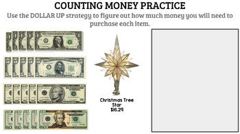 Christmas GOOGLE DRIVE: Special Education - Dollar Up - Money - Math