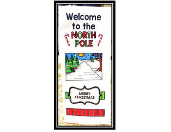 Christmas North Pole Tour Brochure {100% Editable} {Reading} {Writing}