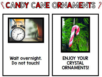 Google Drive: Christmas Candy Cane Ornament Procedural Write - Special Education