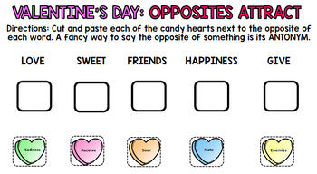 Valentine's Day - Literacy - Special Education - Reading - Writing - No Prep