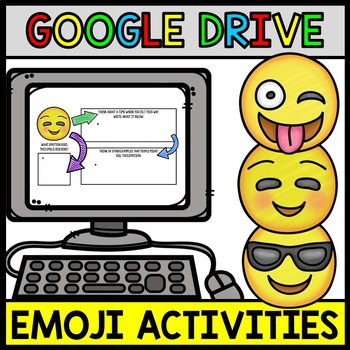 Google Drive - Emoji Literacy Activities - Special Education - Reading - Writing