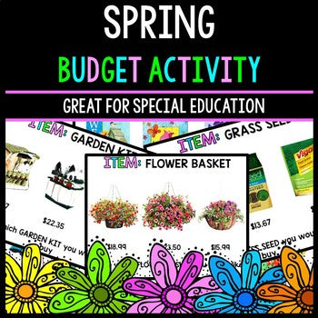 Spring Budget - Special Education - Shopping - Life Skills - Money - Math