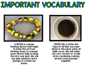 STEM Activity - Oil Spill Challenge - Earth Day - Special Education - Science