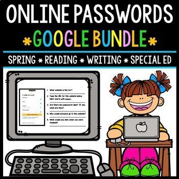 GOOGLE Drive - Online Passwords - Technology - Special Education - Bundle