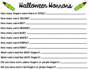 Halloween Math - Special Education - Life Skills - Worksheets